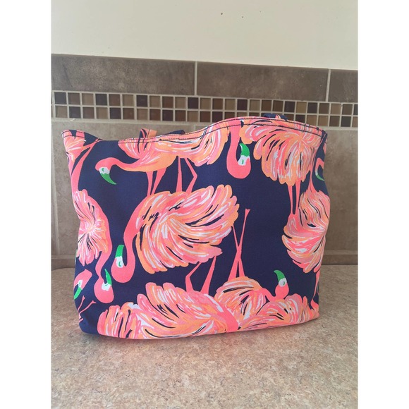 Lilly Pulitzer Handbags - Lilly Pulitzer Palm Beach flamingo Tote